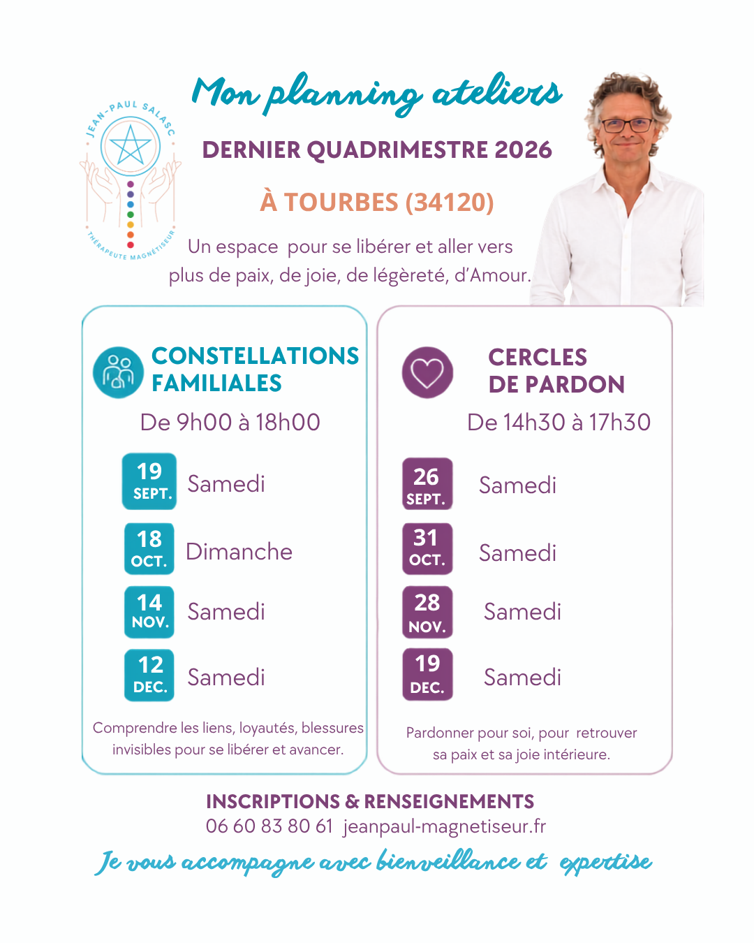 Planning dernier quadrimestre 2026
